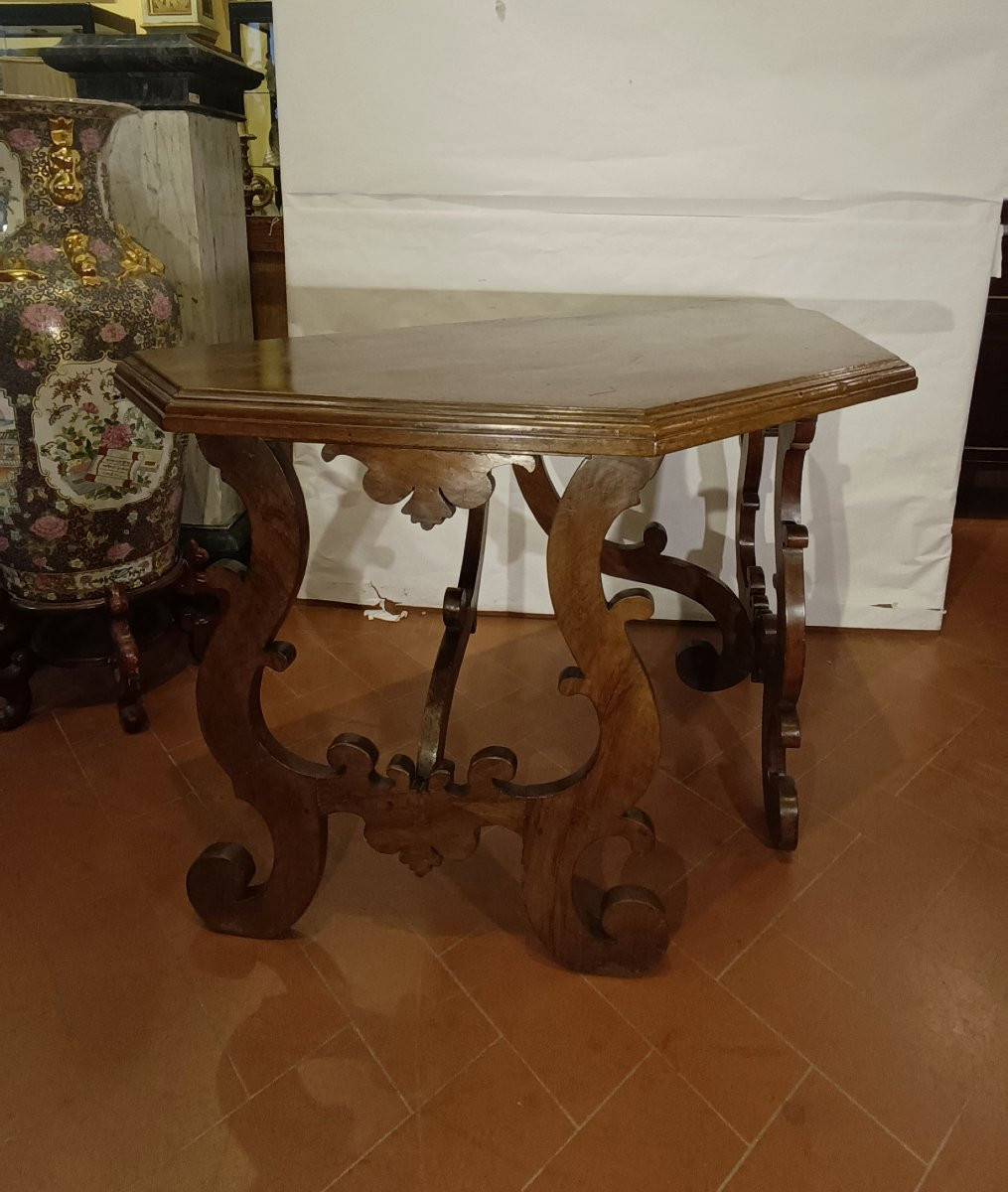 CONSOLLE LUIGI XIV IN NOCE SECONDA META' XVII SECOLO-photo-3