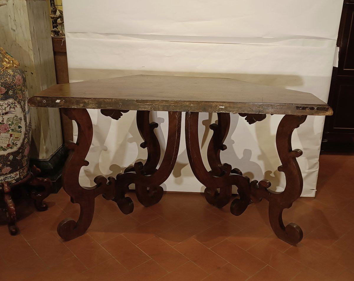 CONSOLLE LUIGI XIV IN NOCE SECONDA META' XVII SECOLO-photo-5