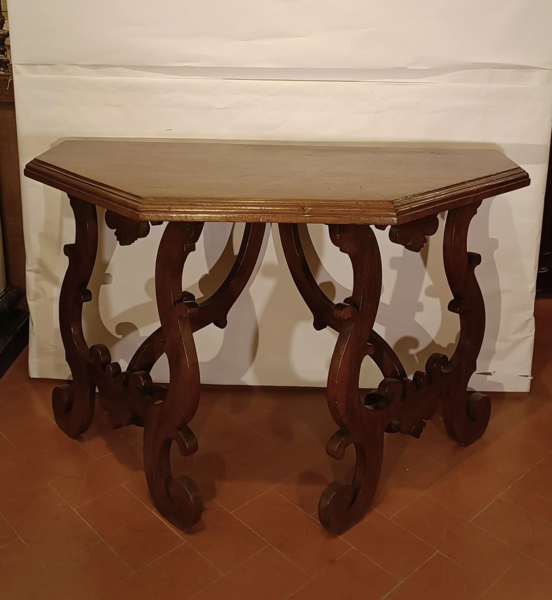 CONSOLLE LUIGI XIV IN NOCE SECONDA META' XVII SECOLO