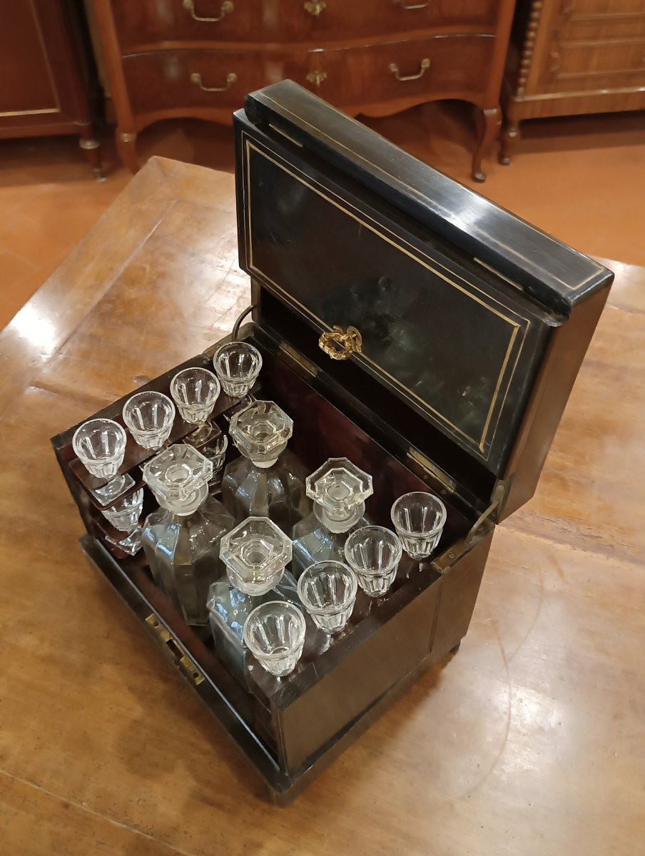 COFANETTO PORTA LIQUORI SECONDA META' XIX SECOLO -photo-2