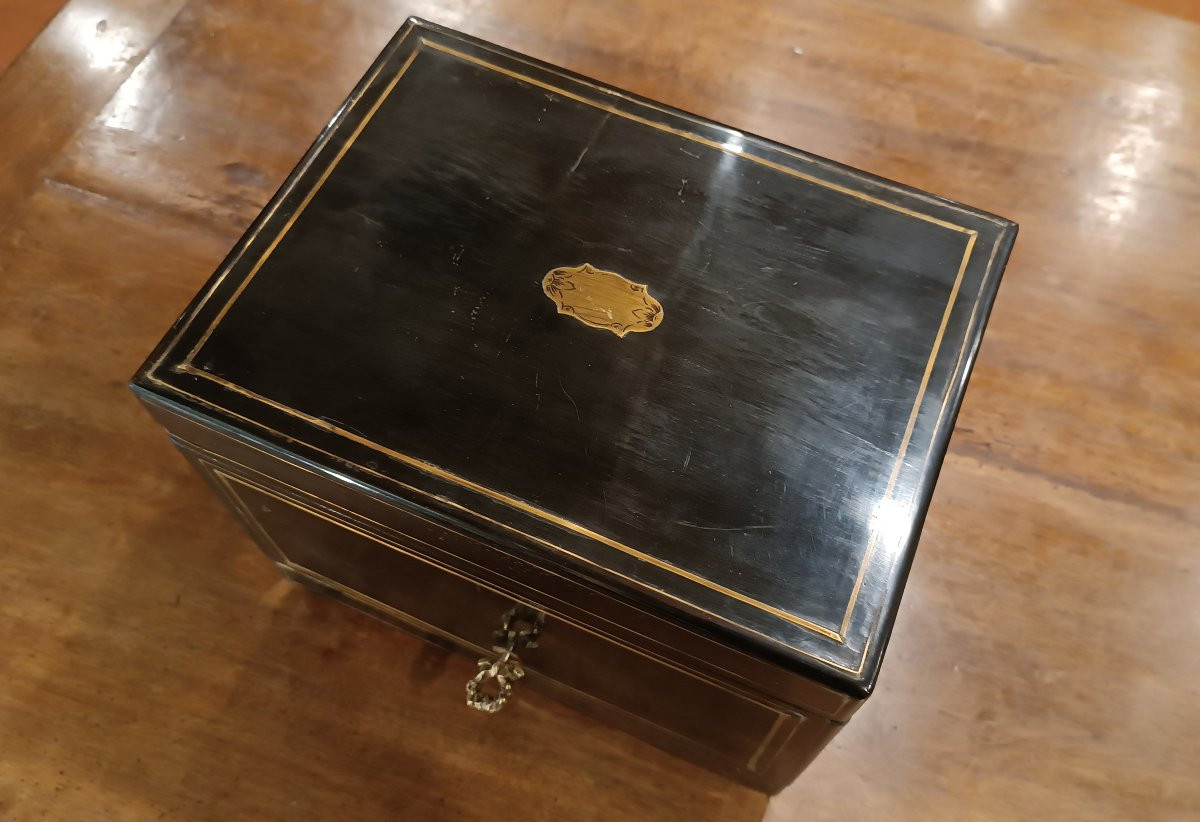 COFANETTO PORTA LIQUORI SECONDA META' XIX SECOLO -photo-4