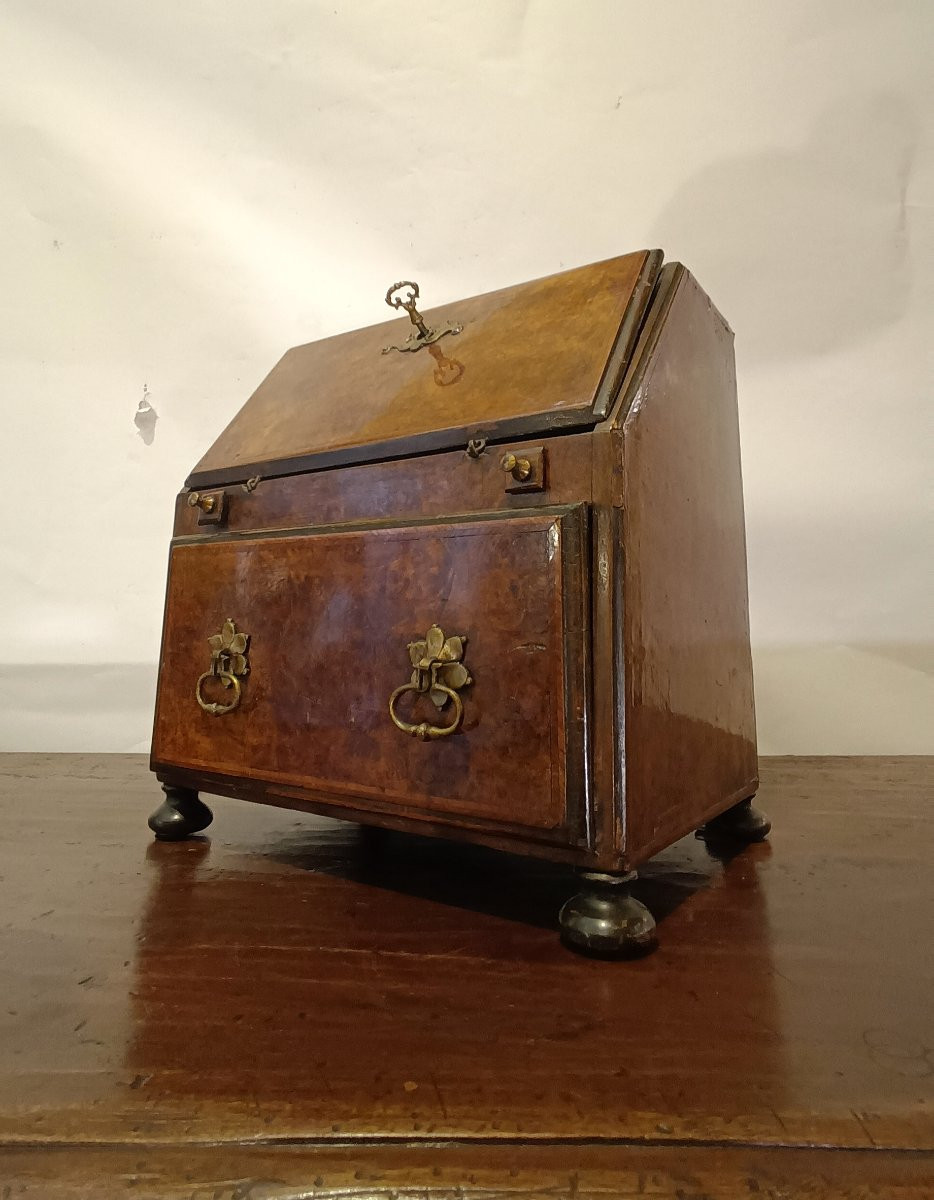 MODELLO DI SCRITTOIO QUEEN ANNA INIZI XIX SECOLO-photo-4