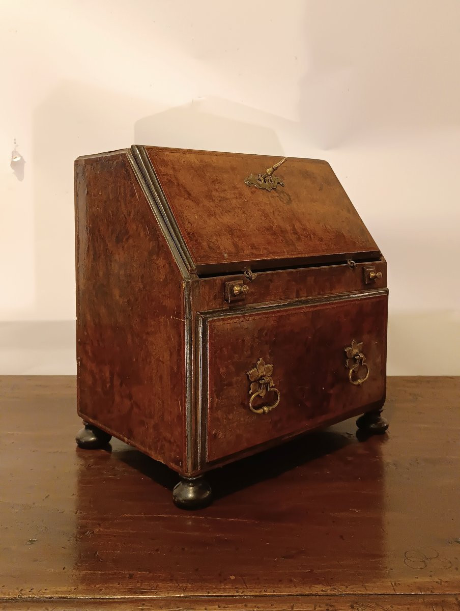 MODELLO DI SCRITTOIO QUEEN ANNA INIZI XIX SECOLO-photo-3