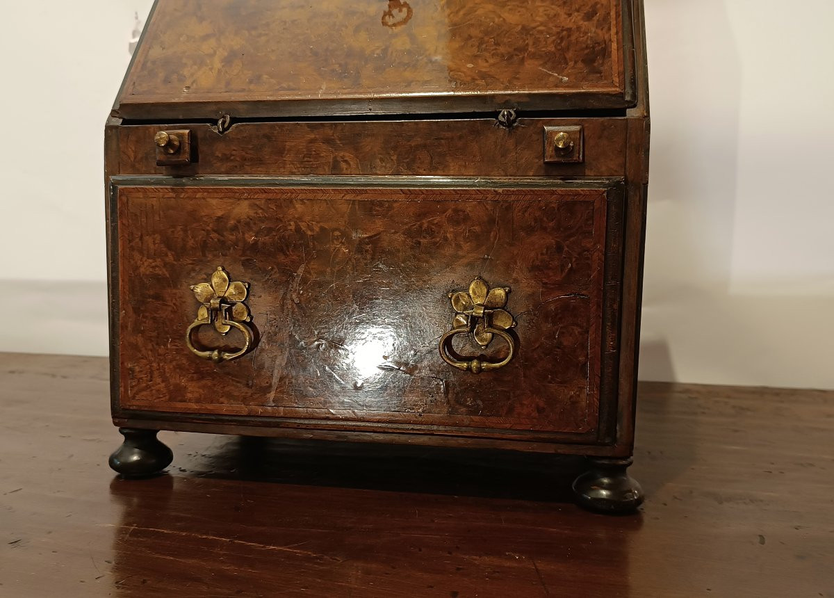 MODELLO DI SCRITTOIO QUEEN ANNA INIZI XIX SECOLO-photo-4