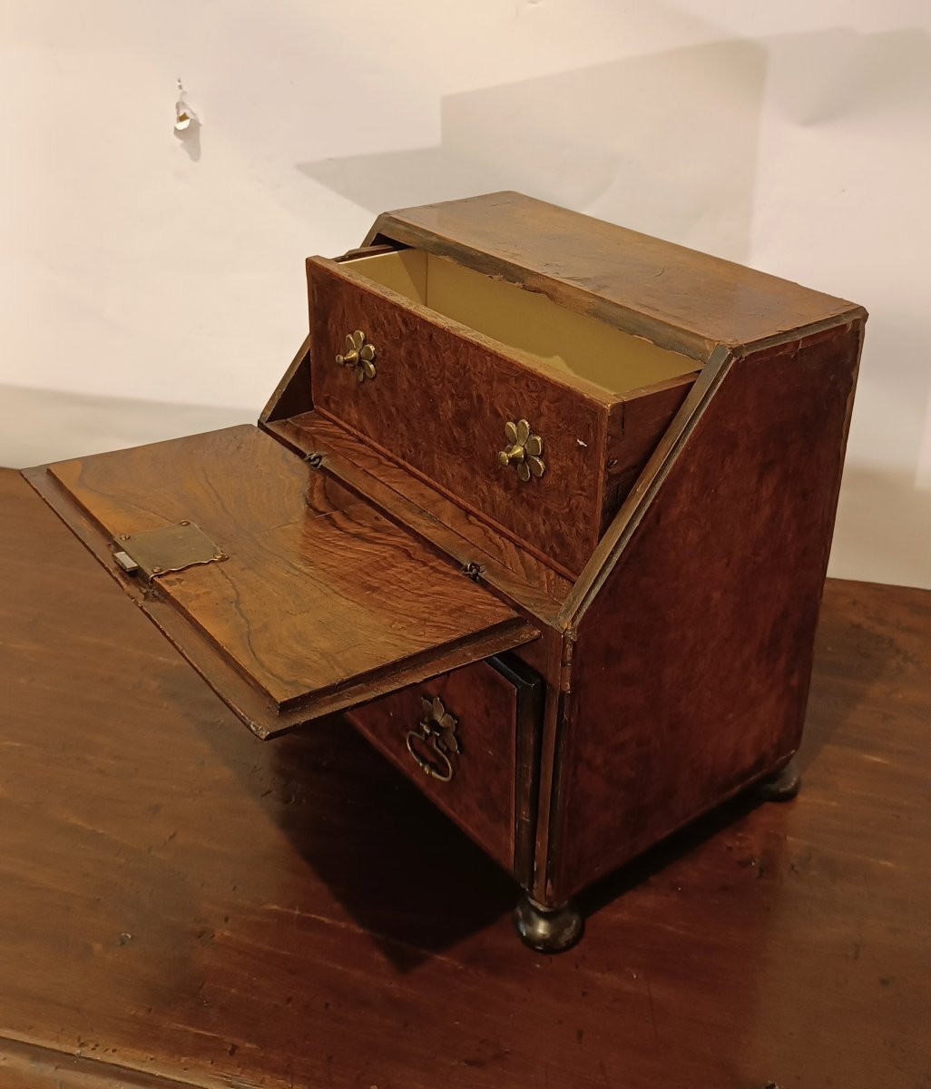 MODELLO DI SCRITTOIO QUEEN ANNA INIZI XIX SECOLO-photo-7