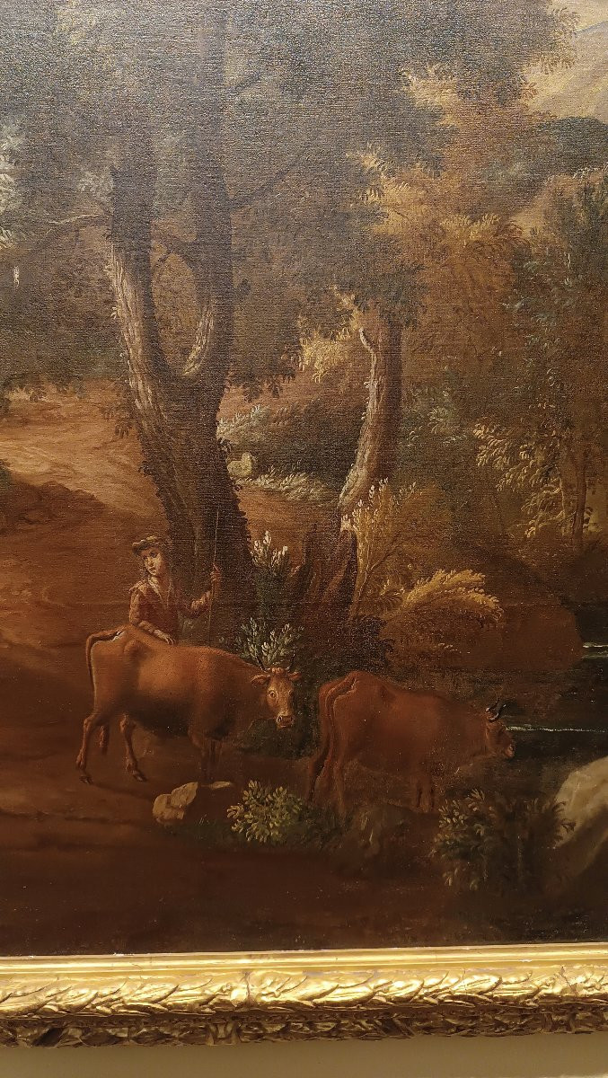 DIPINTO CON MIETITURA VENETO FINE XVIII SECOLO -photo-2