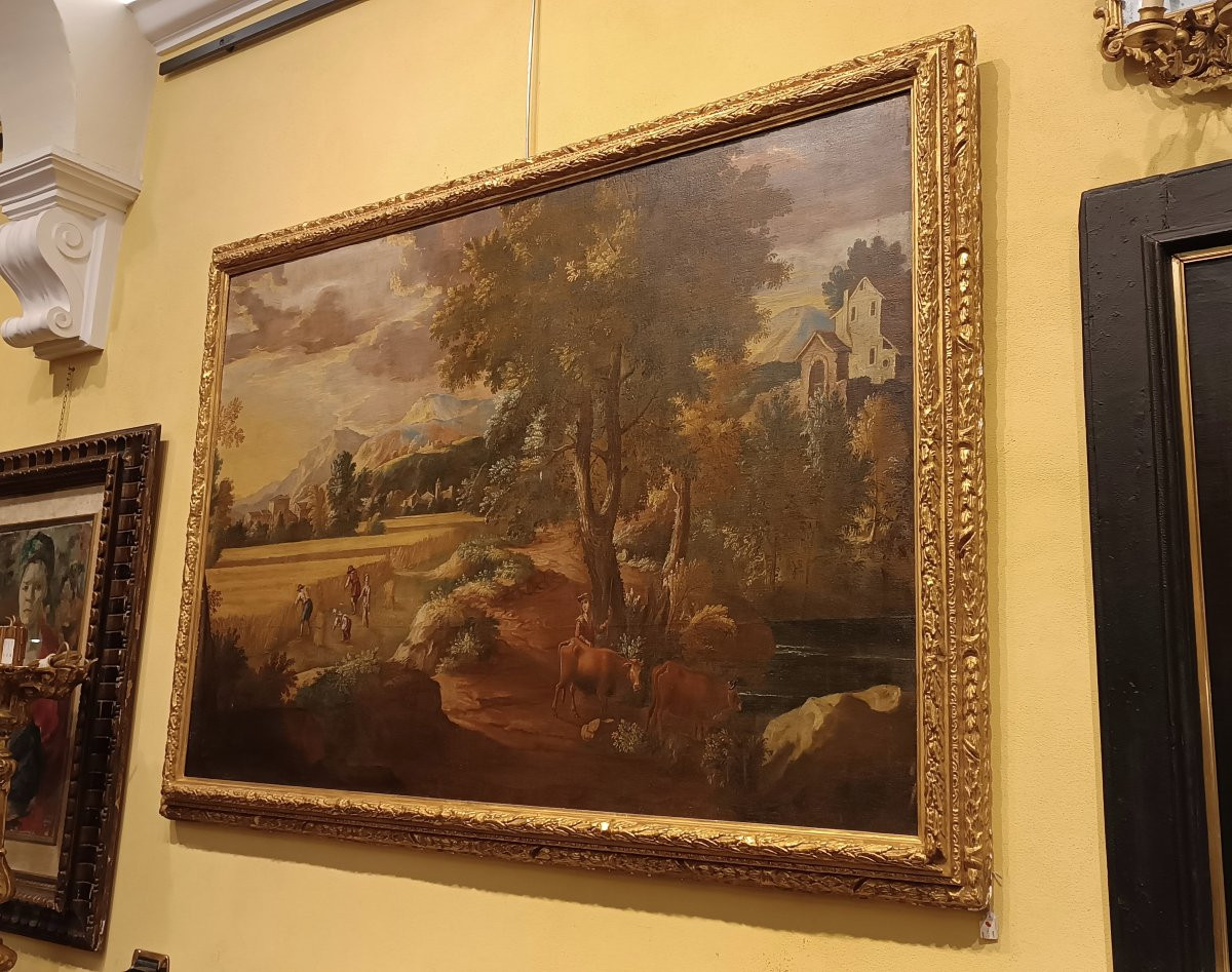 DIPINTO CON MIETITURA VENETO FINE XVIII SECOLO -photo-4