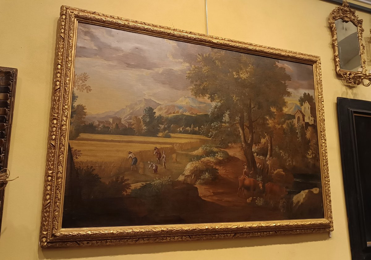 DIPINTO CON MIETITURA VENETO FINE XVIII SECOLO -photo-5