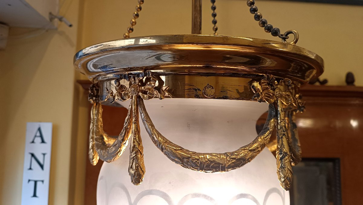 LAMPADARIO A PIGNA FINE XIX SECOLO -photo-4