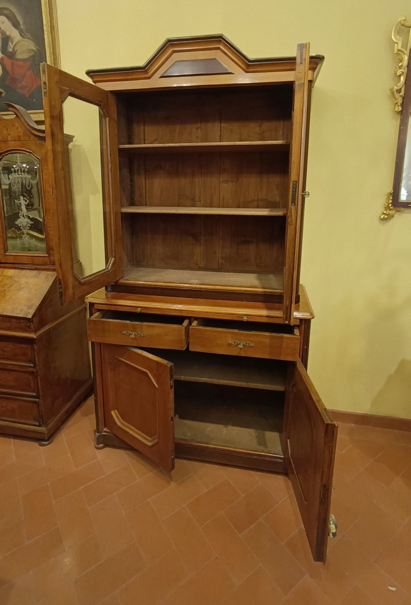 VETRINA "BOOKCASE" LUIGI FILIPPO SECONDA META' XIX SECOLO-photo-4