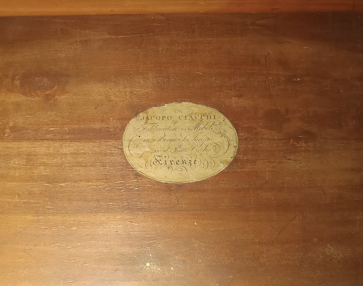 TAVOLINO DIRETTORIO JACOPO CIACCHI INIZIO XIX SECOLO-photo-6