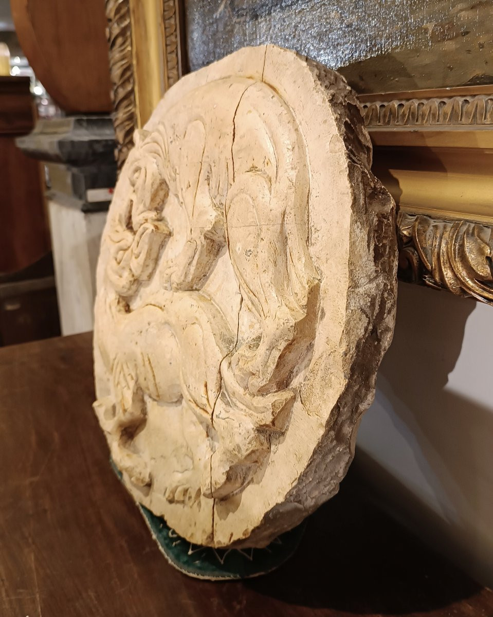 PATERA VENEZIANA IN PIETRA ISTRIANA PRIMI DEL XVII SECOLO -photo-1