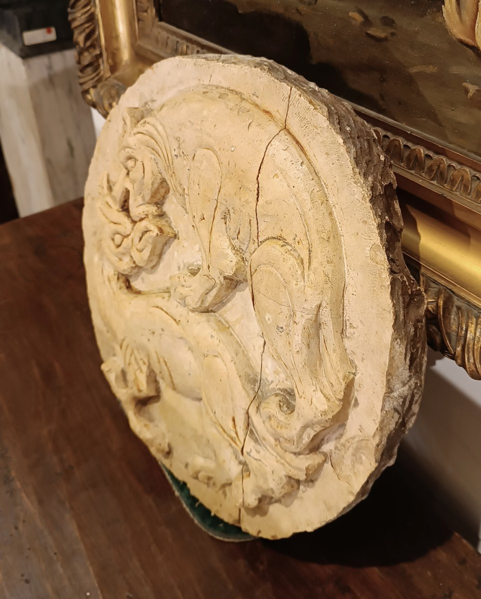 PATERA VENEZIANA IN PIETRA ISTRIANA PRIMI DEL XVII SECOLO -photo-2