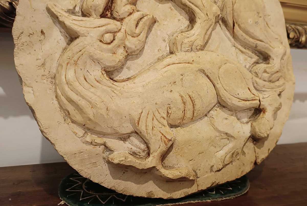 PATERA VENEZIANA IN PIETRA ISTRIANA PRIMI DEL XVII SECOLO -photo-4