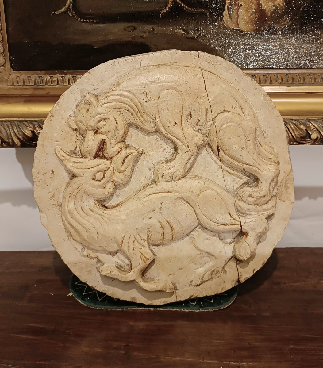 PATERA VENEZIANA IN PIETRA ISTRIANA PRIMI DEL XVII SECOLO -photo-5