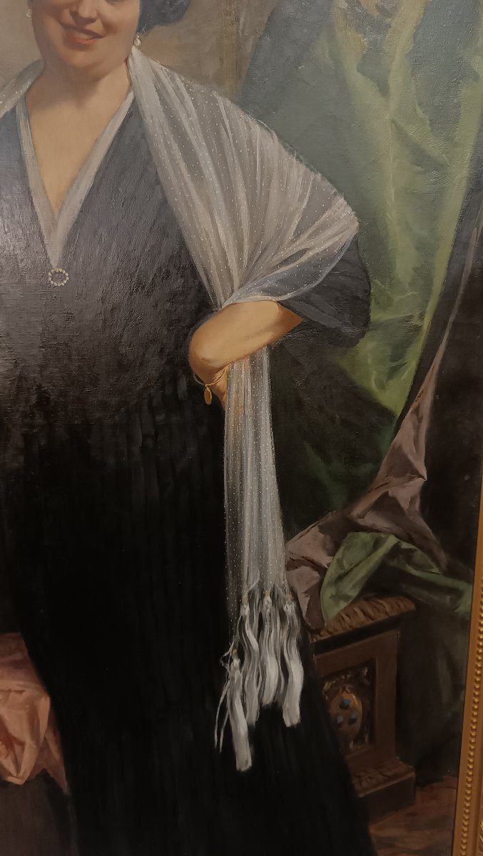 RITRATTO DI ANNA MANFRIN LAMBERTI PRIMI XX SECOLO -photo-7