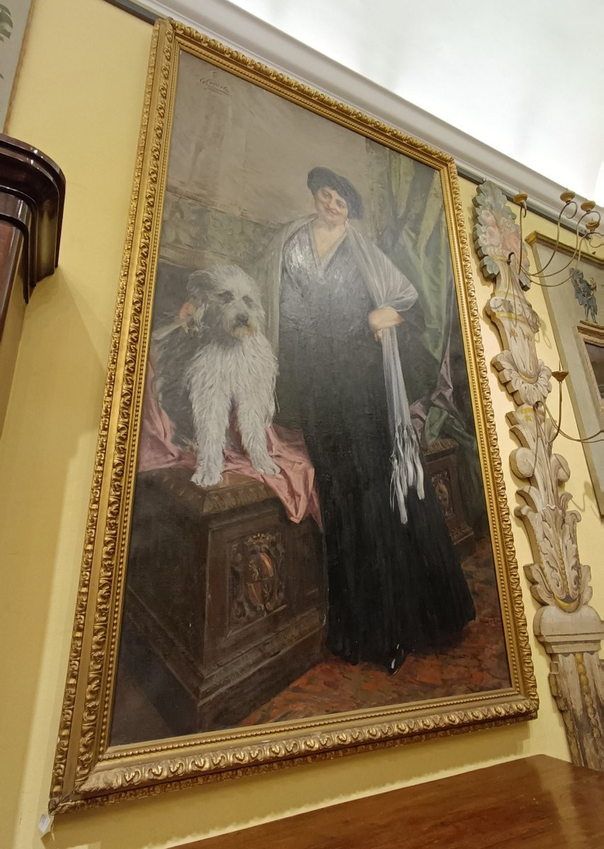 RITRATTO DI ANNA MANFRIN LAMBERTI PRIMI XX SECOLO -photo-8