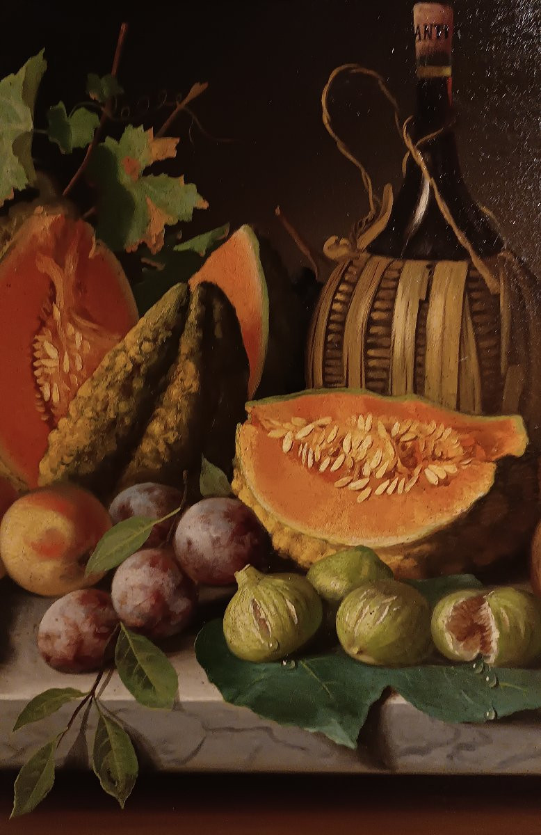 COPPIA DI NATURE MORTE MEUCCI FINE XIX SECOLO-photo-7