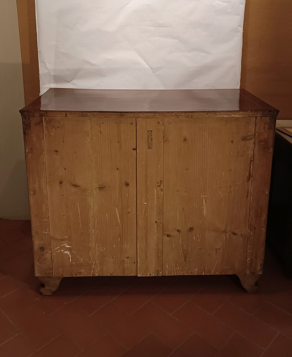 CASSETTONE LASTRONATO E INTARSIATO PRIMO XIX SECOLO-photo-8