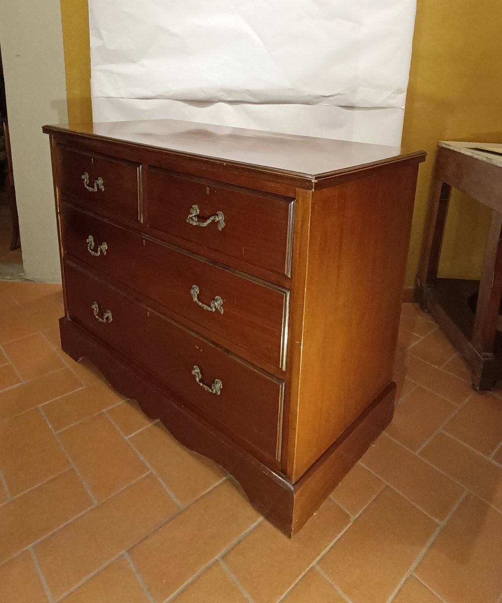 CASSETTONE IN MOGANO SECONDA META' XIX SECOLO-photo-4