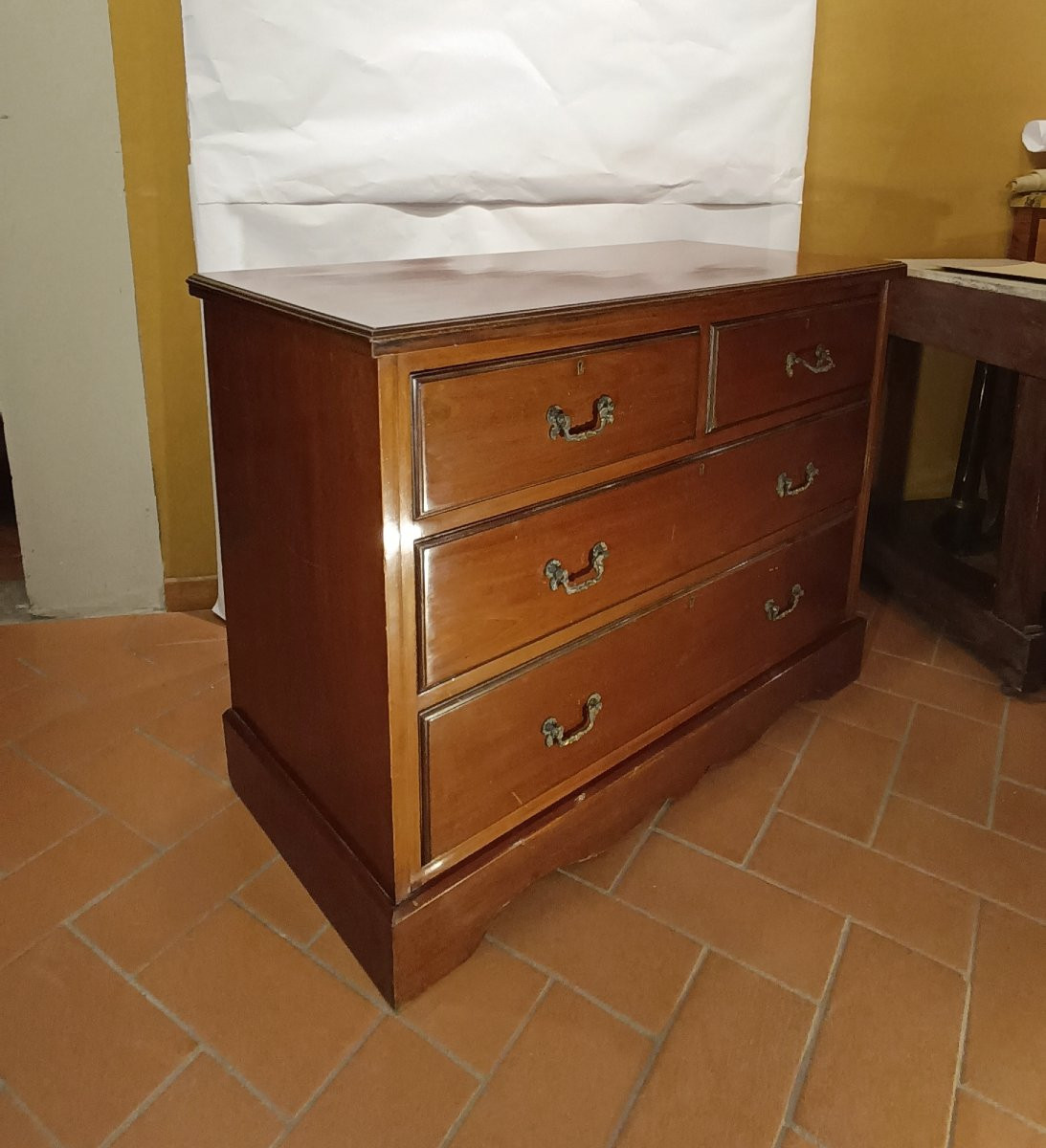 CASSETTONE IN MOGANO SECONDA META' XIX SECOLO-photo-2