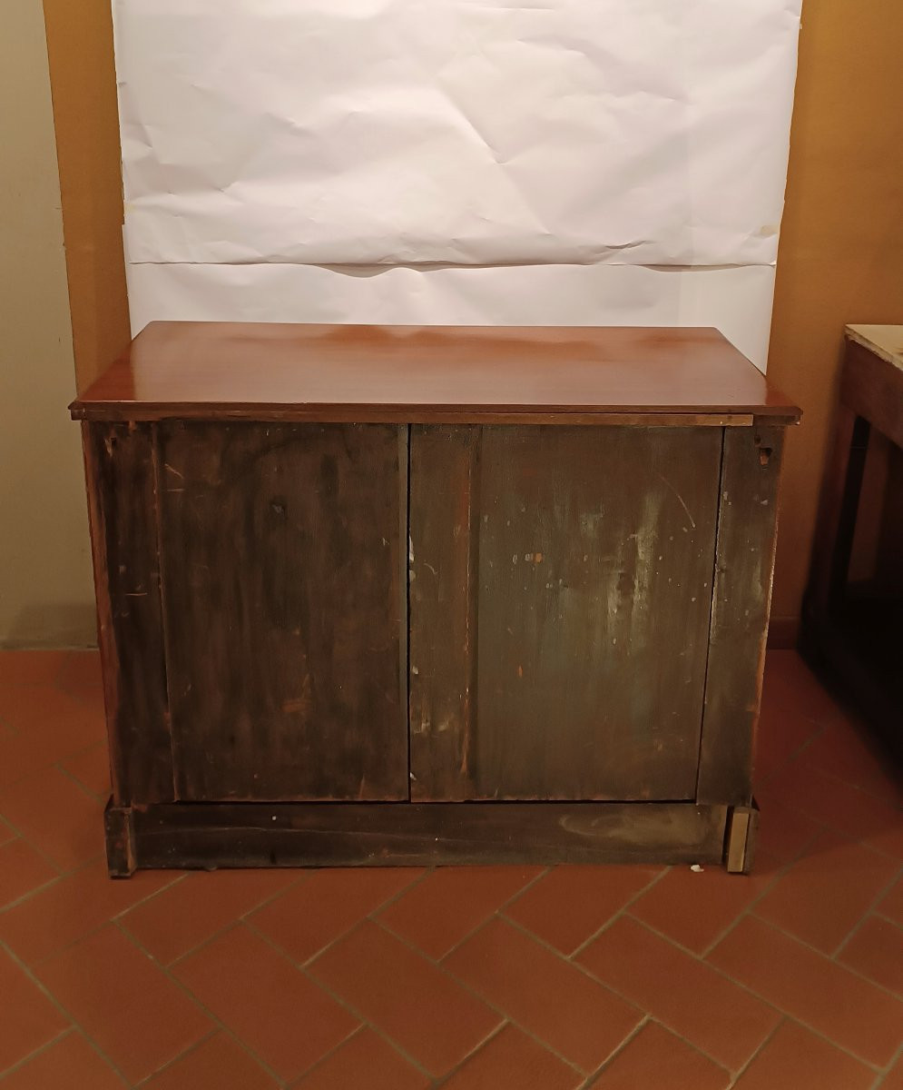 CASSETTONE IN MOGANO SECONDA META' XIX SECOLO-photo-3