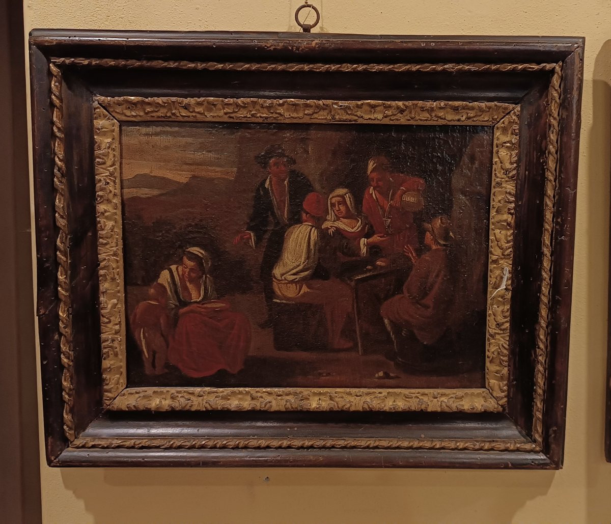 SEI DIPINTI CON SCENE POPOLARI SECONDA META' XVII SECOLO -photo-3