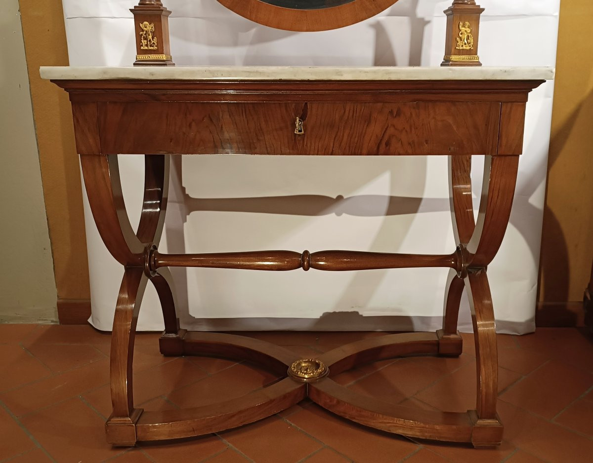 TOILETTE IMPERO IN NOCE E CILIEGIO PRIMO XIX SECOLO-photo-5