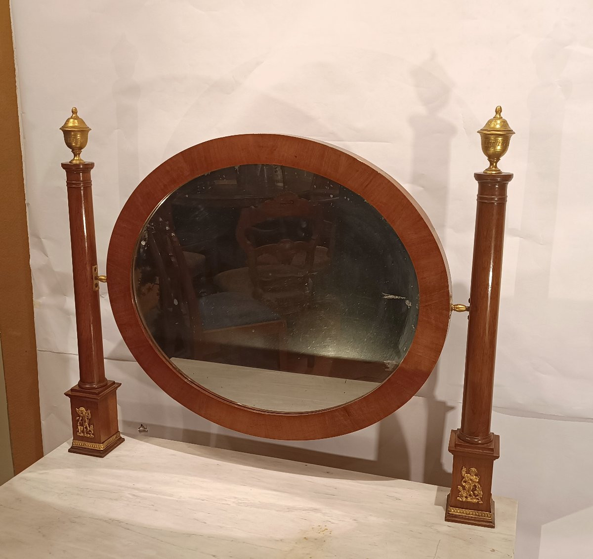 TOILETTE IMPERO IN NOCE E CILIEGIO PRIMO XIX SECOLO-photo-6