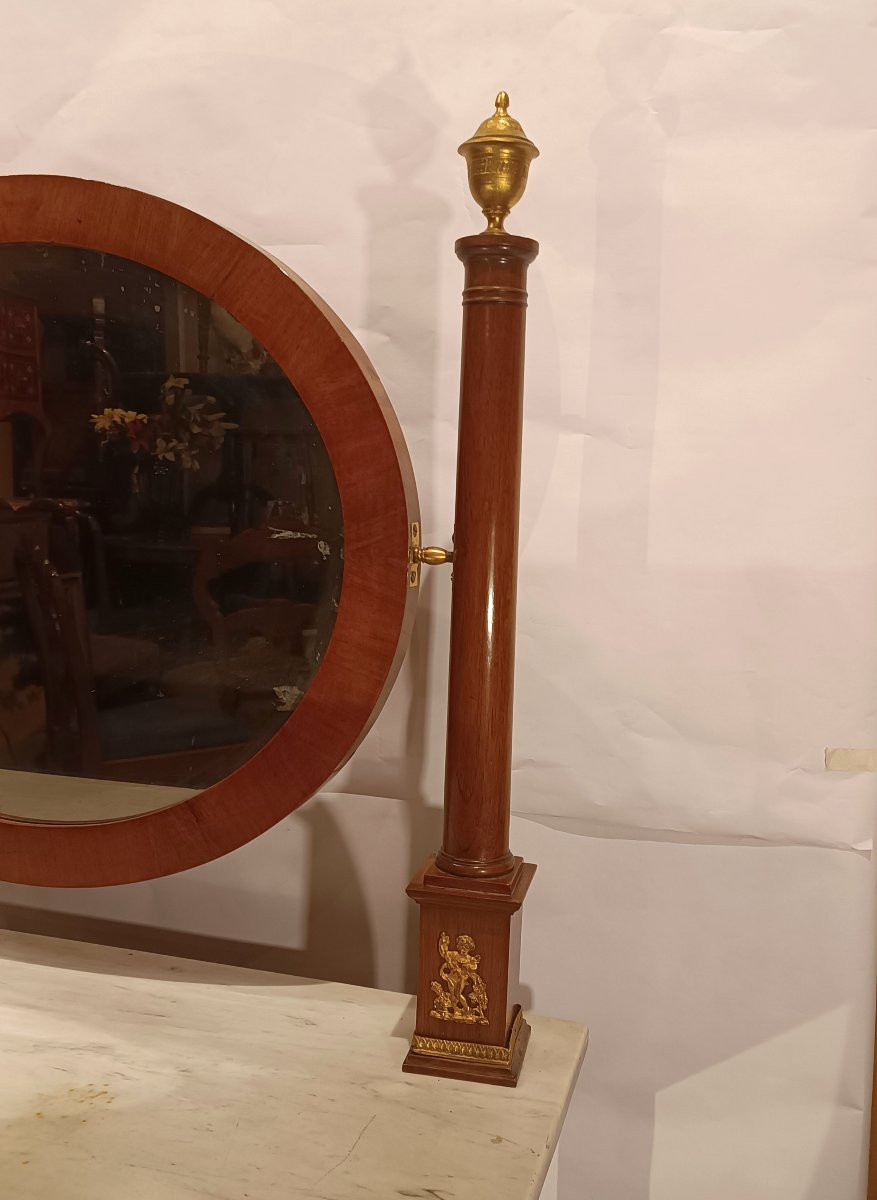 TOILETTE IMPERO IN NOCE E CILIEGIO PRIMO XIX SECOLO-photo-7