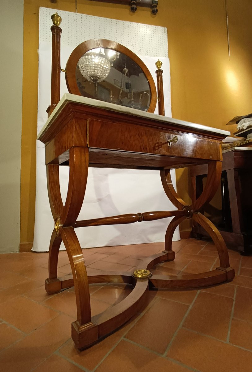 TOILETTE IMPERO IN NOCE E CILIEGIO PRIMO XIX SECOLO-photo-8