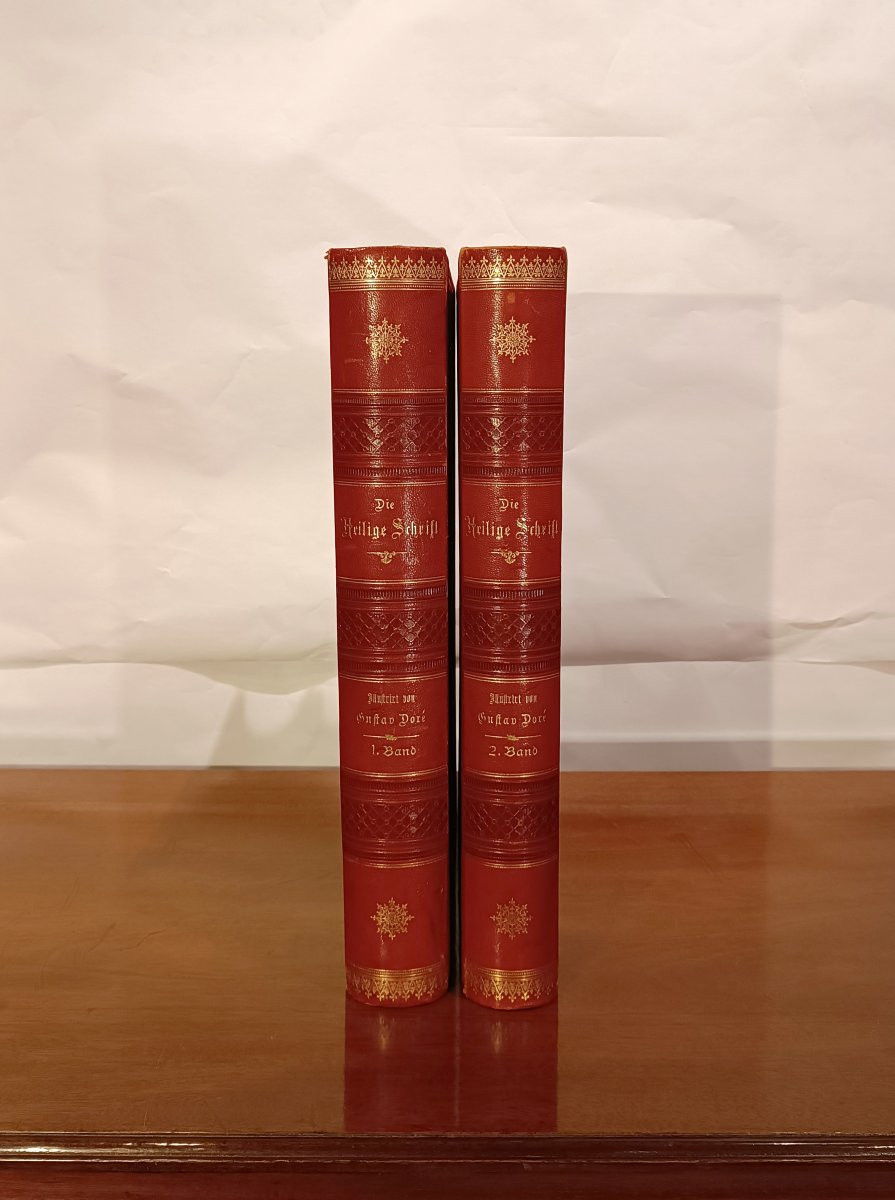 BIBBIA CON ILLUSTRAZIONI DI GUSTAV DORE' SECONDA META' XIX SECOLO -photo-4