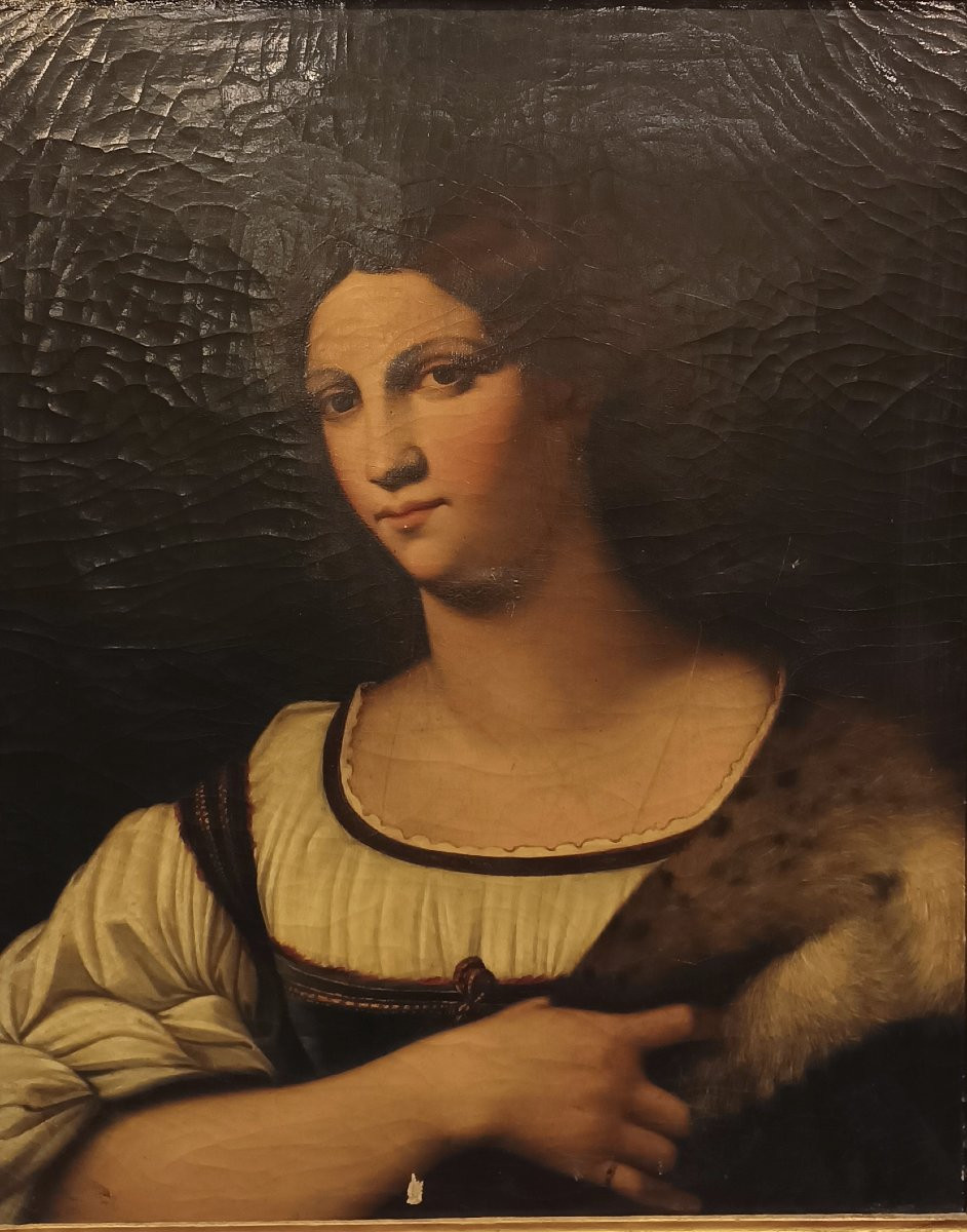 RITRATTO DI DONNA META' XIX SECOLO  -photo-2