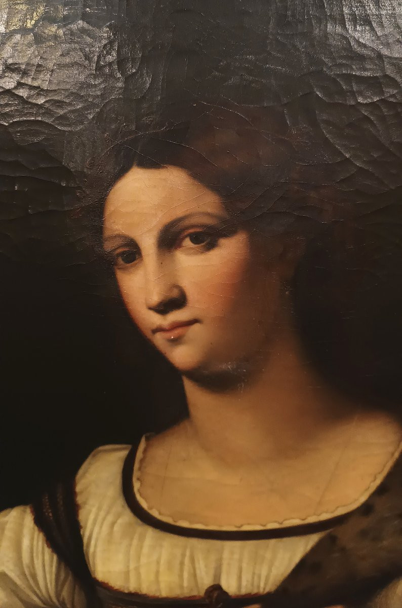 RITRATTO DI DONNA META' XIX SECOLO  -photo-3