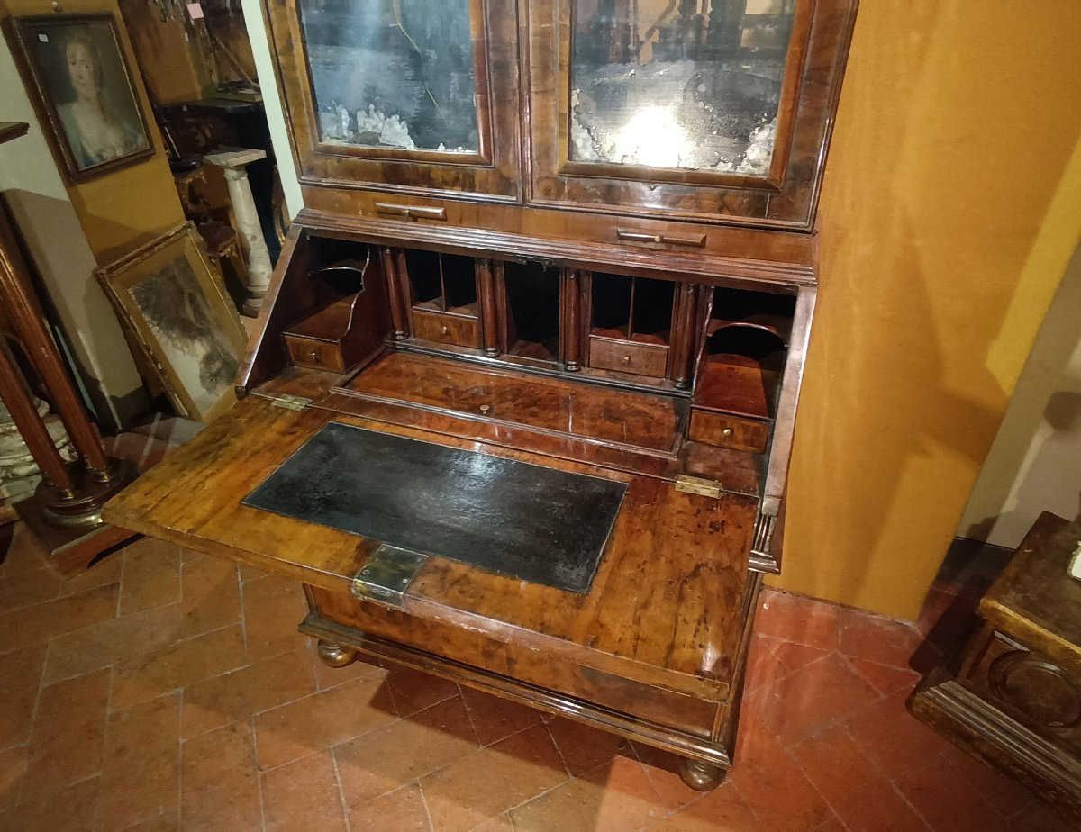 TRUMEAU QUEEN ANNE IN NOCE INIZI XVIII SECOLO -photo-3