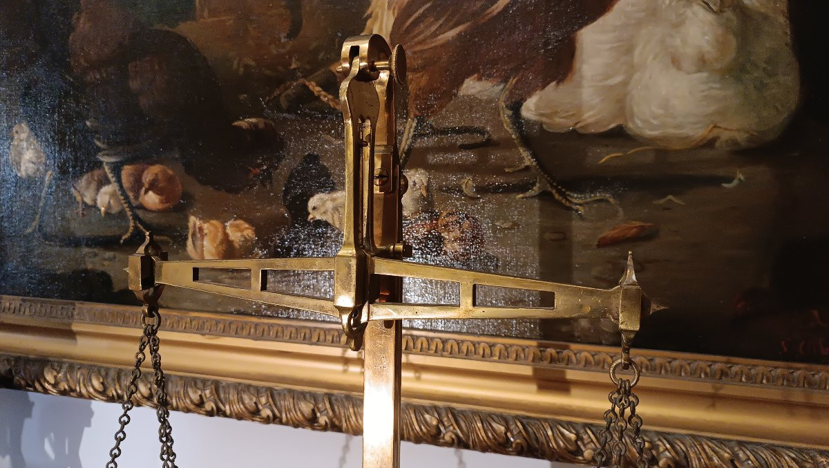 BILANCIA DA ORAFO INGLESE SECONDA META' XIX SECOLO -photo-2