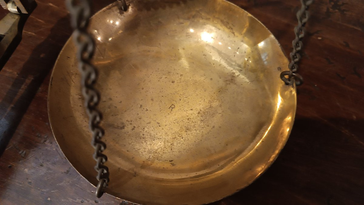 BILANCIA DA ORAFO INGLESE SECONDA META' XIX SECOLO -photo-4