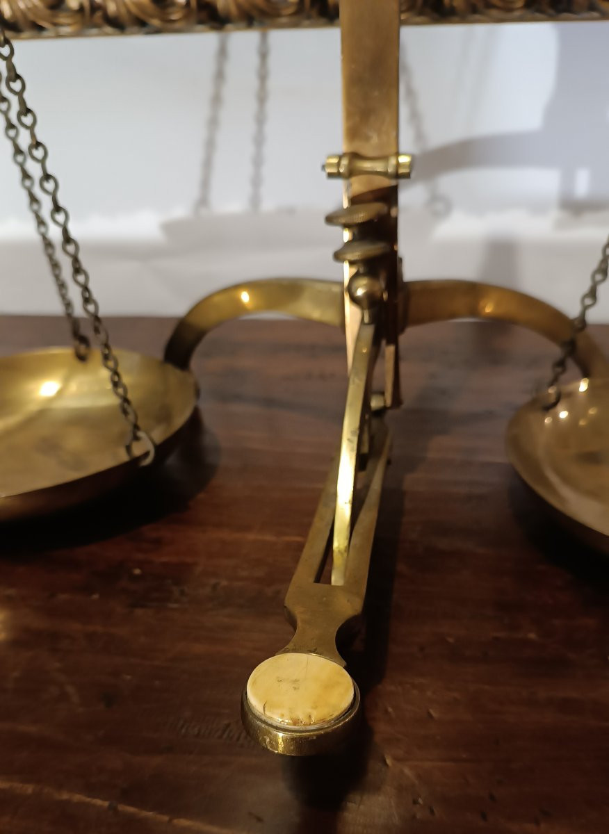 BILANCIA DA ORAFO INGLESE SECONDA META' XIX SECOLO -photo-6