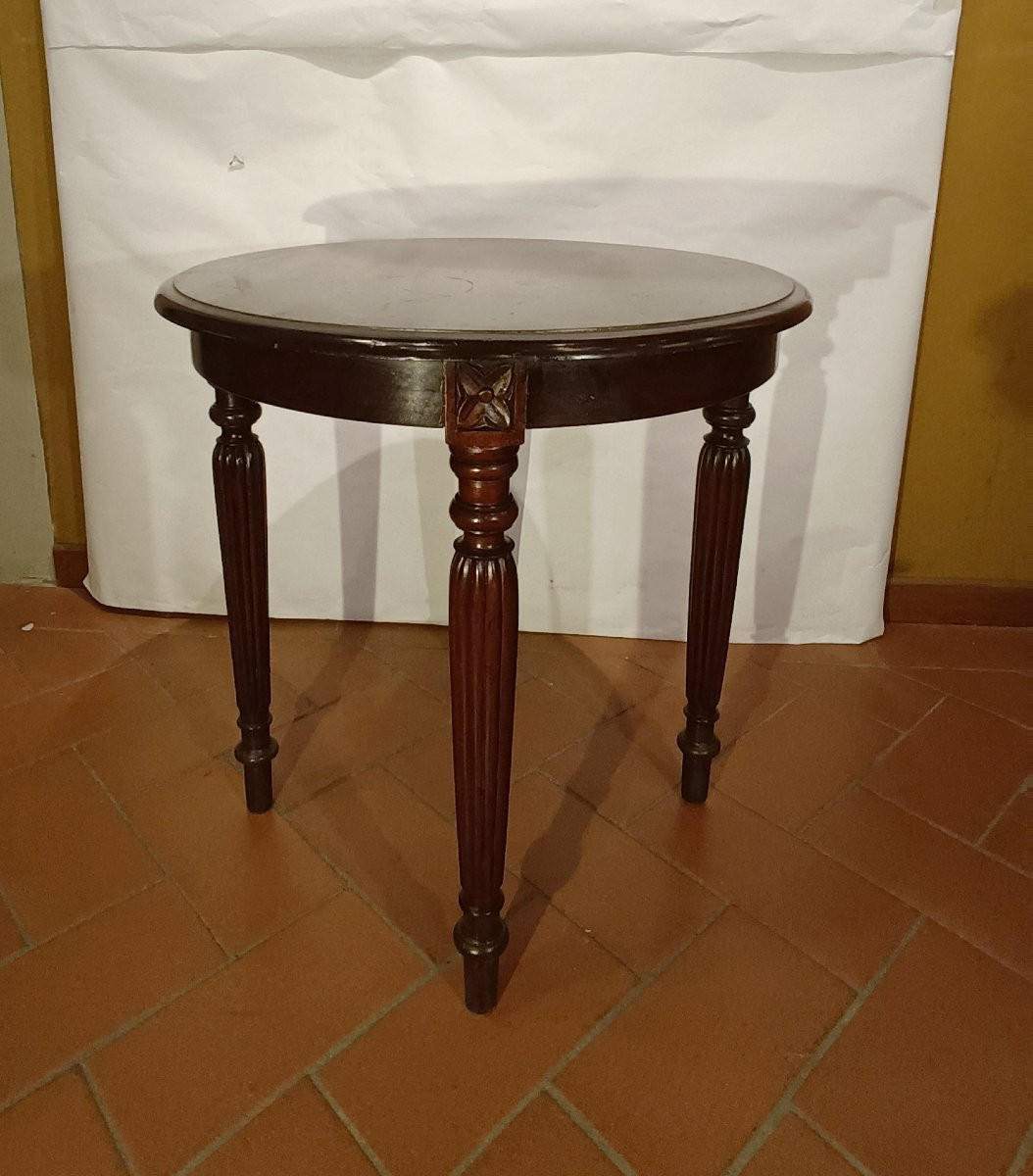 TAVOLINO IN MOGANO FINE XIX SECOLO-photo-2