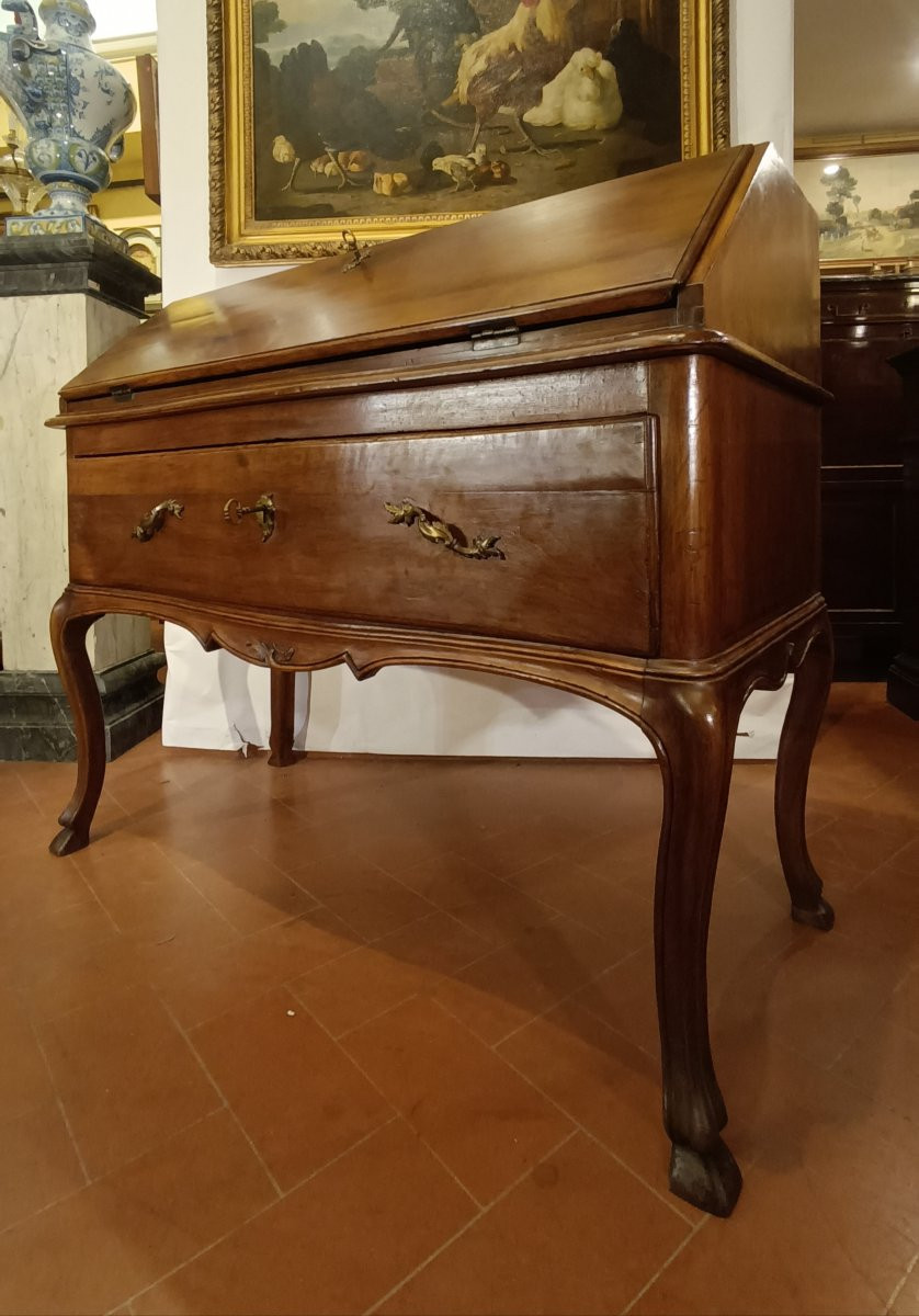 RIBALTA PARMIGIANA LUIGI XV IN NOCE META' XVIII SECOLO-photo-1