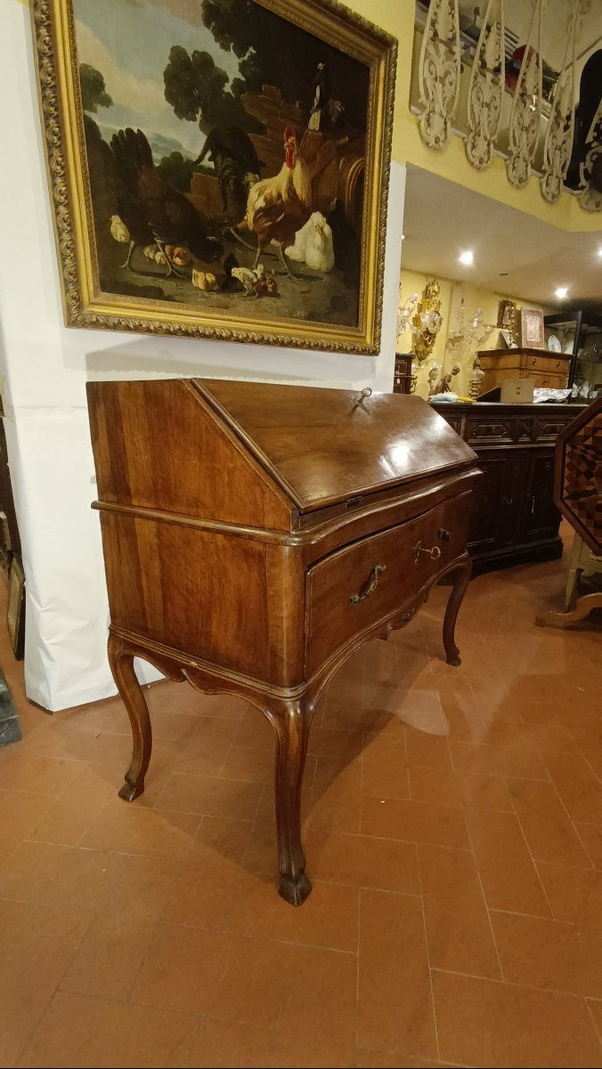 RIBALTA PARMIGIANA LUIGI XV IN NOCE META' XVIII SECOLO-photo-3