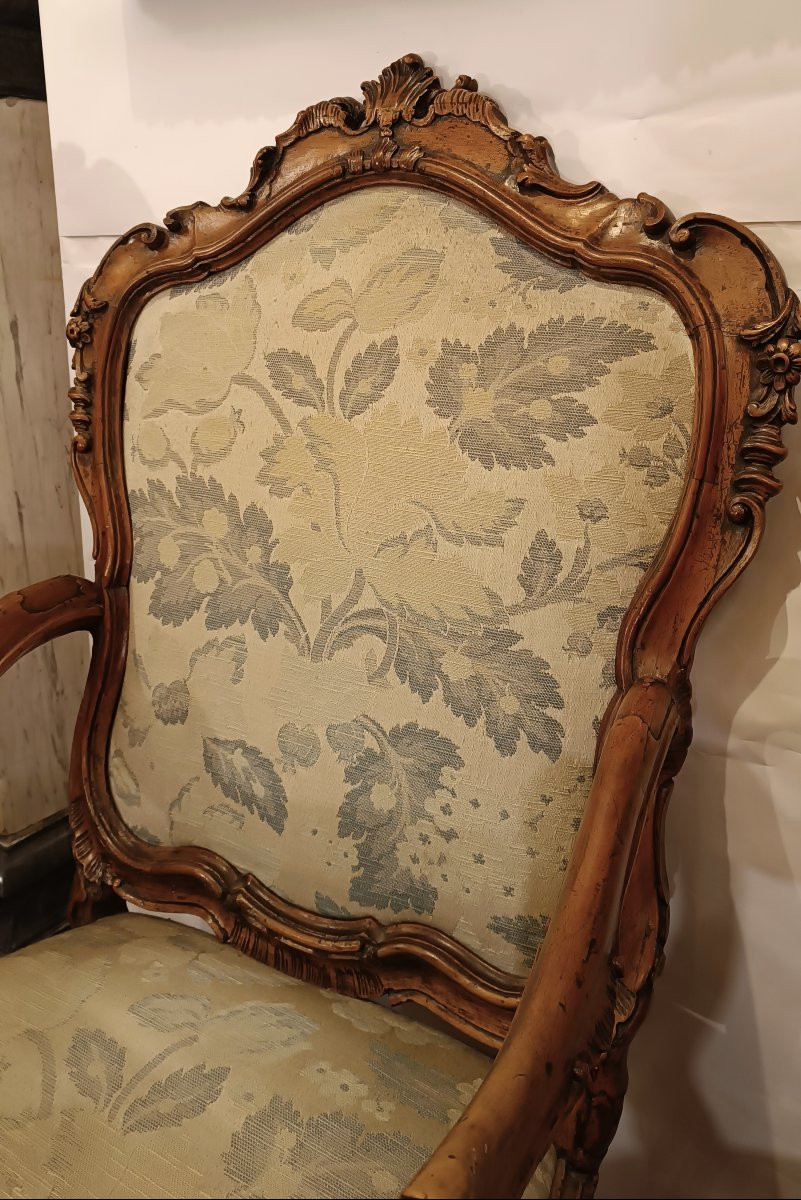 QUATTRO POLTRONE CA' REZZONICO META' XVIII SECOLO-photo-4