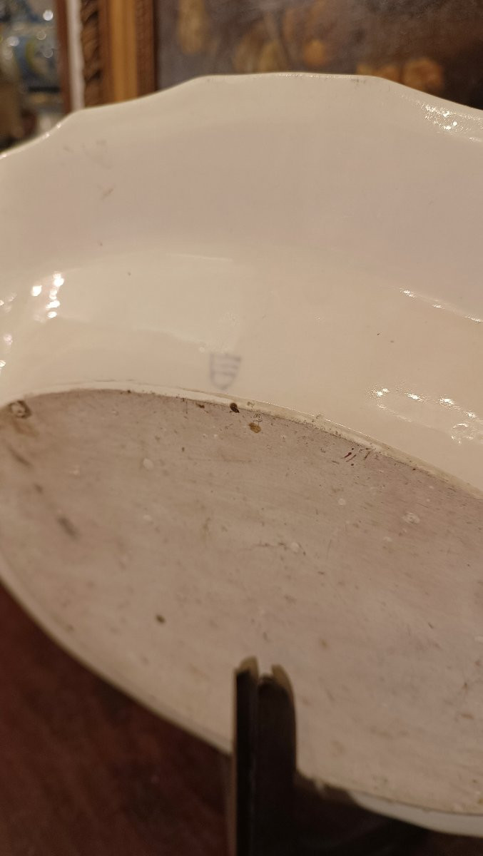 PIATTO VASSOIO IN PORCELLANA VIENNA XVIII SECOLO -photo-1