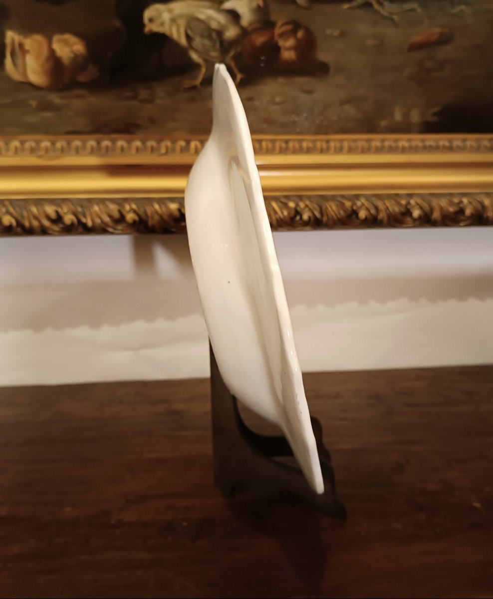 PIATTO VASSOIO IN PORCELLANA VIENNA XVIII SECOLO -photo-2