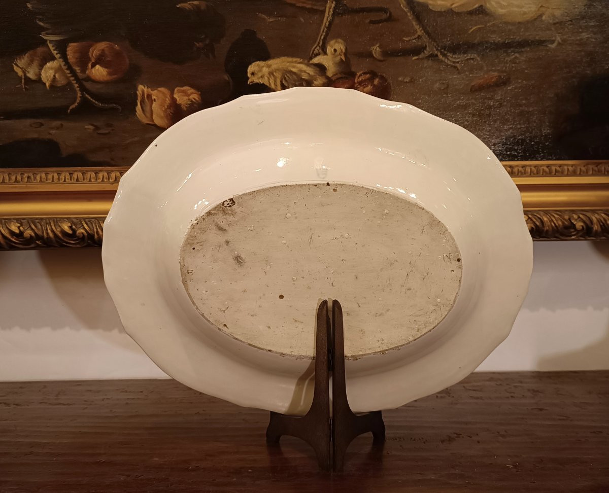 PIATTO VASSOIO IN PORCELLANA VIENNA XVIII SECOLO -photo-5