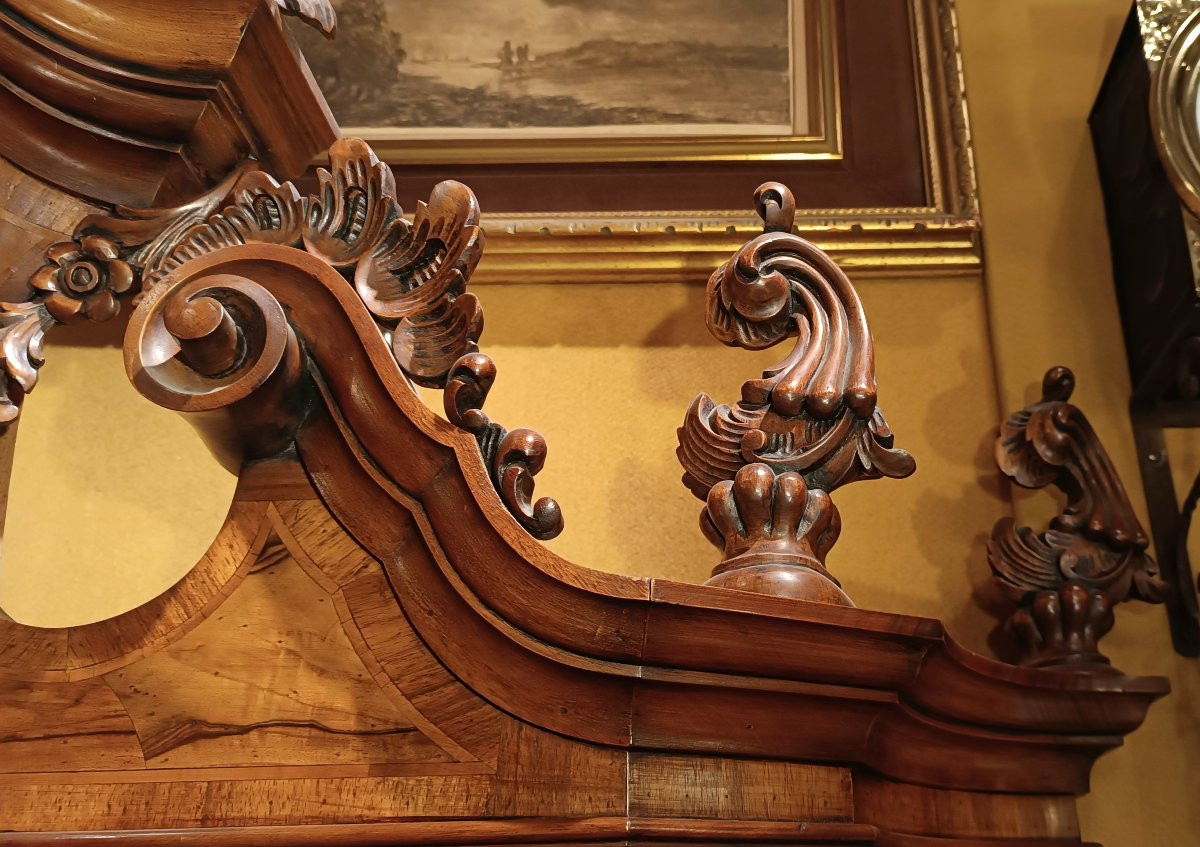 TRUMEAU VENEZIANO INTARSIATO PRIMO XX SECOLO-photo-2