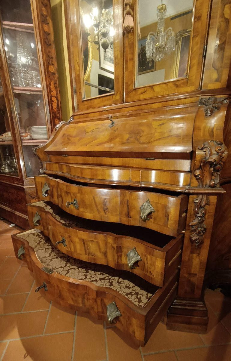 TRUMEAU VENEZIANO INTARSIATO PRIMO XX SECOLO-photo-7