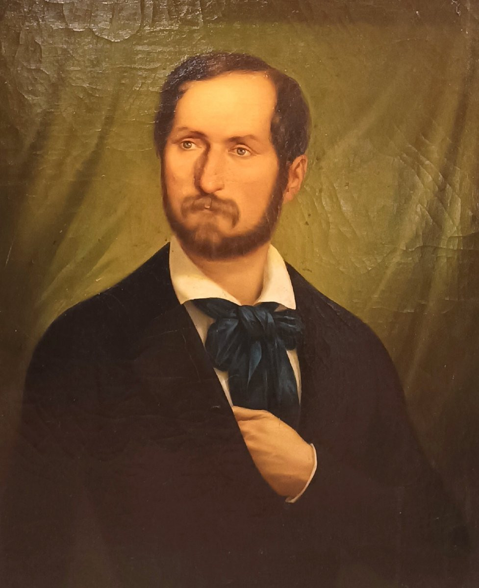 RITRATTO DI GENTILUOMO META' XIX SECOLO -photo-4