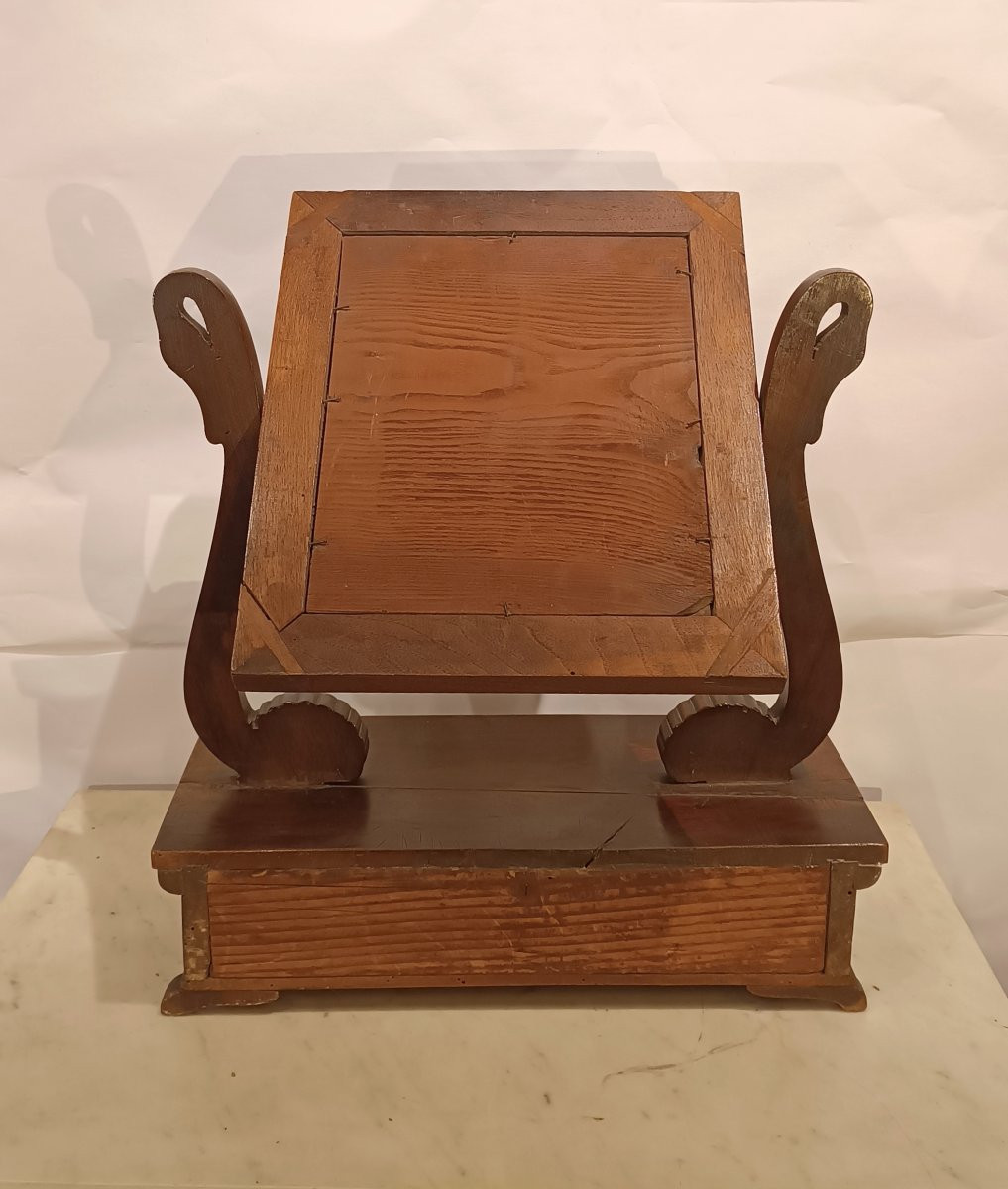 PICCOLA SPECCHIERA A PSICHE META' XIX SECOLO-photo-4