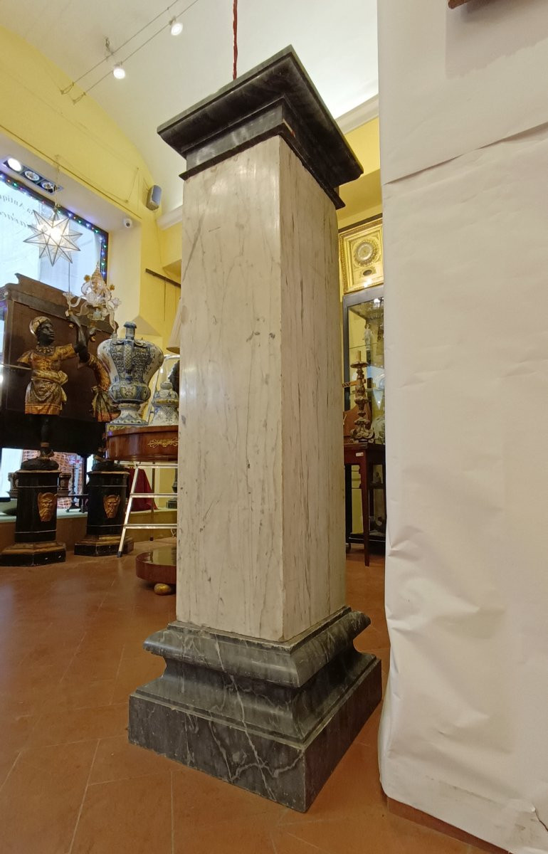 COLONNA IN MARMO IMPERO PRIMO XIX SECOLO -photo-2